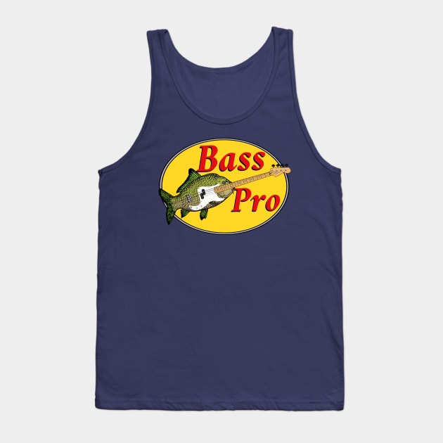 Bass Guitar Parody Musician Bassist 4 String Music Satire Shirt Tank Top by blueversion